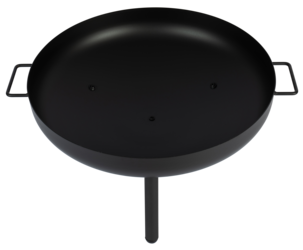 Eldstad med lock och gnistskydd, 59 x 49 cm