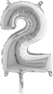 Ballong tall, sølv