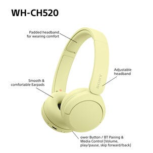 Sony WH-CH520 trådløse on ear hodetelefoner