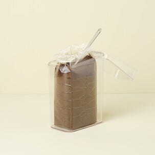 Kaffeboks i plast, gjennomsiktig