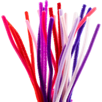 Creativ Company piperensere lilla/rosa 30 cm 25-pakning