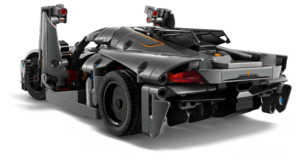 LEGO Technic Koenigsegg Jesko Absolut harmaa hyperauto 42173, yli 10-vuotiaille