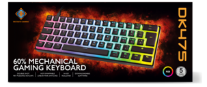 Deltaco mekaniskt gamingtangentbord mini 60, GAM-075V2
