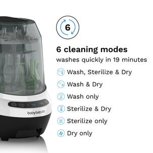Baby Brezza Bottle Washer Pro flasktvätt, sterilisator och tork