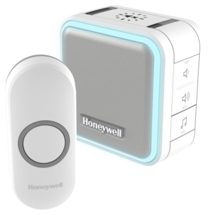 Honeywell dörrklocka, trådlös med ljusindikering DC515N, vit