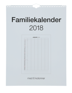 Familiekalender 2018