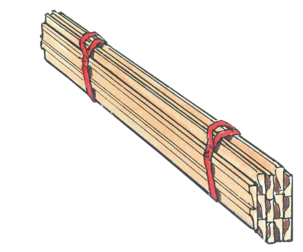 Spännrem med bärögla 18 mm x 1,5 m röd, 2-pack