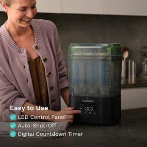 Baby Brezza SuperQuick sterilisator med tørking
