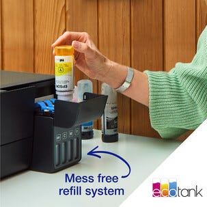 Epson EcoTank ET-2864 blekkskriver med blekk