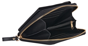 Anmiki Mary mobilväska med axelrem, crossbody, svart