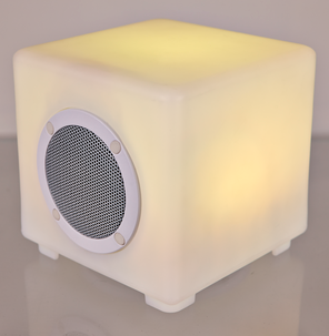 Kaiutin, jossa LED-valo