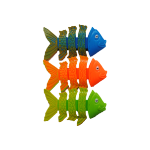 Aquarapid dykleksak fisk, 3-pack