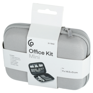 Mini kontorsett med oppbevaringsveske