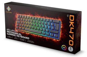 Deltaco Gaming DK470 tastatur 60 prosent, RGB, svart