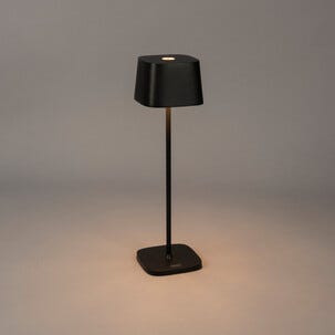 Konstsmide Capri bordlampe USB dimbar utendørs