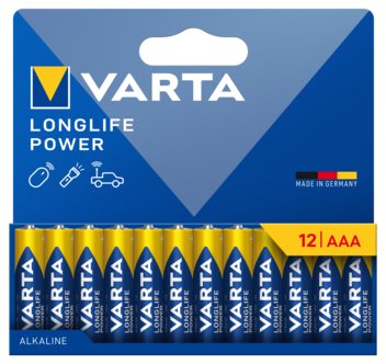 VARTA Longlife Power alkaliskt batteri, AAA/LR03