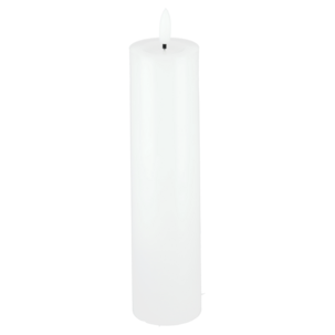 LED-kubbelys Slim med timer, hvitt, Northlight, diameter 5 cm