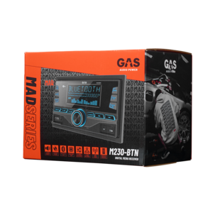 GAS Audio Power MAD M230BTN bilstereo 2-DIN, BT, USB, AUX, DSP