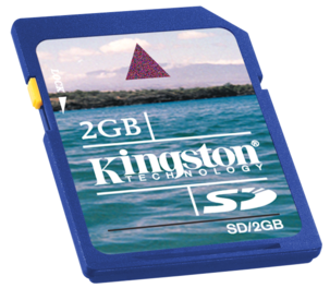SD minneskort Kingston 2 GB