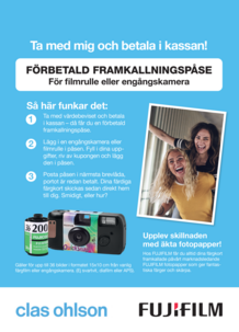 Fujifilm förbetald fotopåse 36 bilder