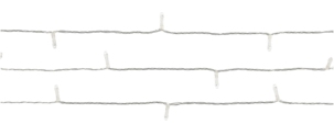 LED Läpinäkyvä valoketju Northlight, kylmän valkoinen