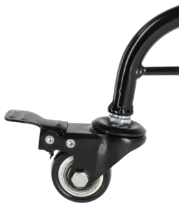 Kuusenjalka pyörilllä, muovikuuselle