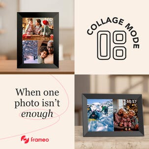 Exibel digital fotoramme 10,1 tommer med wifi