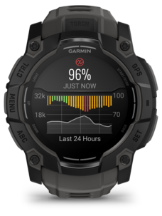 Garmin Instinct 3 AMOLED-smartklokke, 50 mm