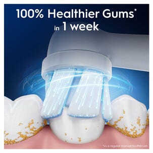 Oral-B iO Gentle Care Harjaspää, valkoinen