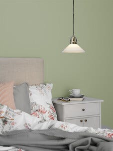 Cottex skomakarlampa med munblåst glas, 20 cm