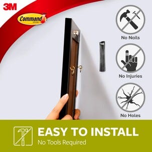 Command Sticky Nail selvheftende bildekrok, 2,2 kg