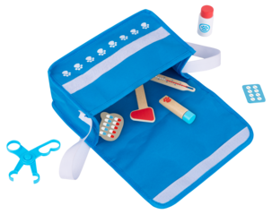 Lekset veterinär, 16 delar, för barn från 3 år