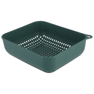 Durkslag av plast, set med 2 olika storlekar, gröna