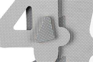 Pusselmatta med siffror, 9 bitar