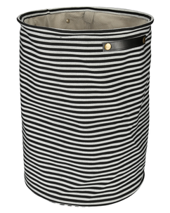 Skittentøyskurv svart/hvit