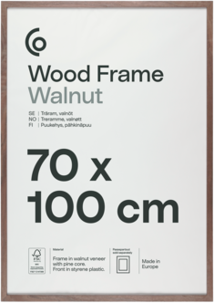 Fotoramme av FSC-merket tre på 70 x 100 cm