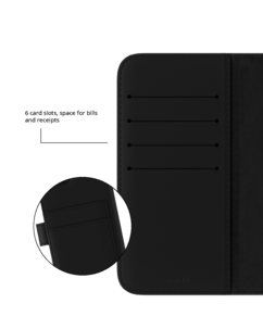 Holdit Wallet Case Magnet Plus för iPhone 17e / iPhone 16e
