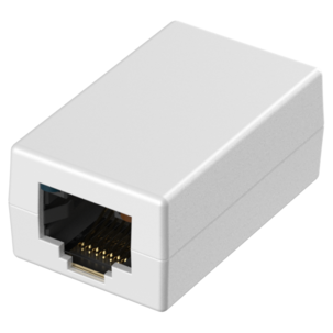 Skarvdon RJ45 hona-hona guldpläterad