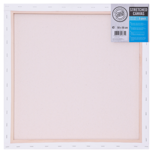 Kvadratisk lerret med ramme, bomull, Sang, 3-pakning