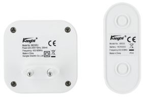 Langaton ovikello, jossa painonappi, plug in, 230 V