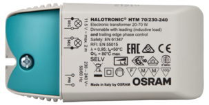 Osram Mouse Halotronic 12 V Halogeenimuuntaja, HTM 70/230-240