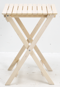 Kokoontaitettava pöytä, ulkokaluste puuta