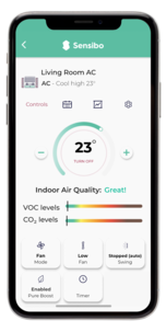 Sensibo Air Pro smart styring av aircondition og varmepumpe