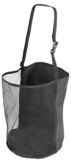 Svampkorg i tyg med axelrem, hopfällbar