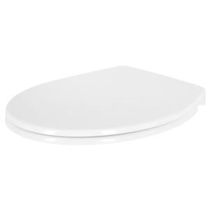 Toalettsits mjukstängande vit, duroplast