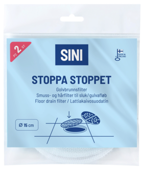 Sini Lattiakaivosuodatin 15 cm