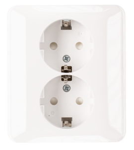 2-veis innfelt strømuttak Cotech