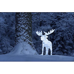 Konstsmide, elg med LED-belysning