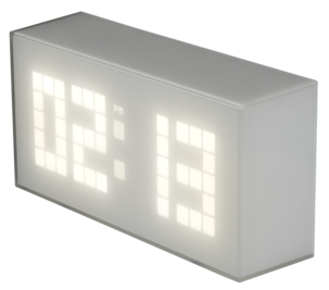 Herätyskello, jossa liiketunnistin