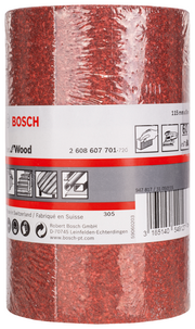 Slippapper med aluminiumoxid, 115 mm